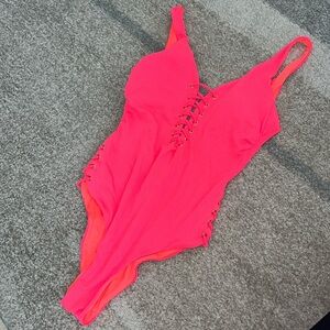 Neon Pink Bathing Suit